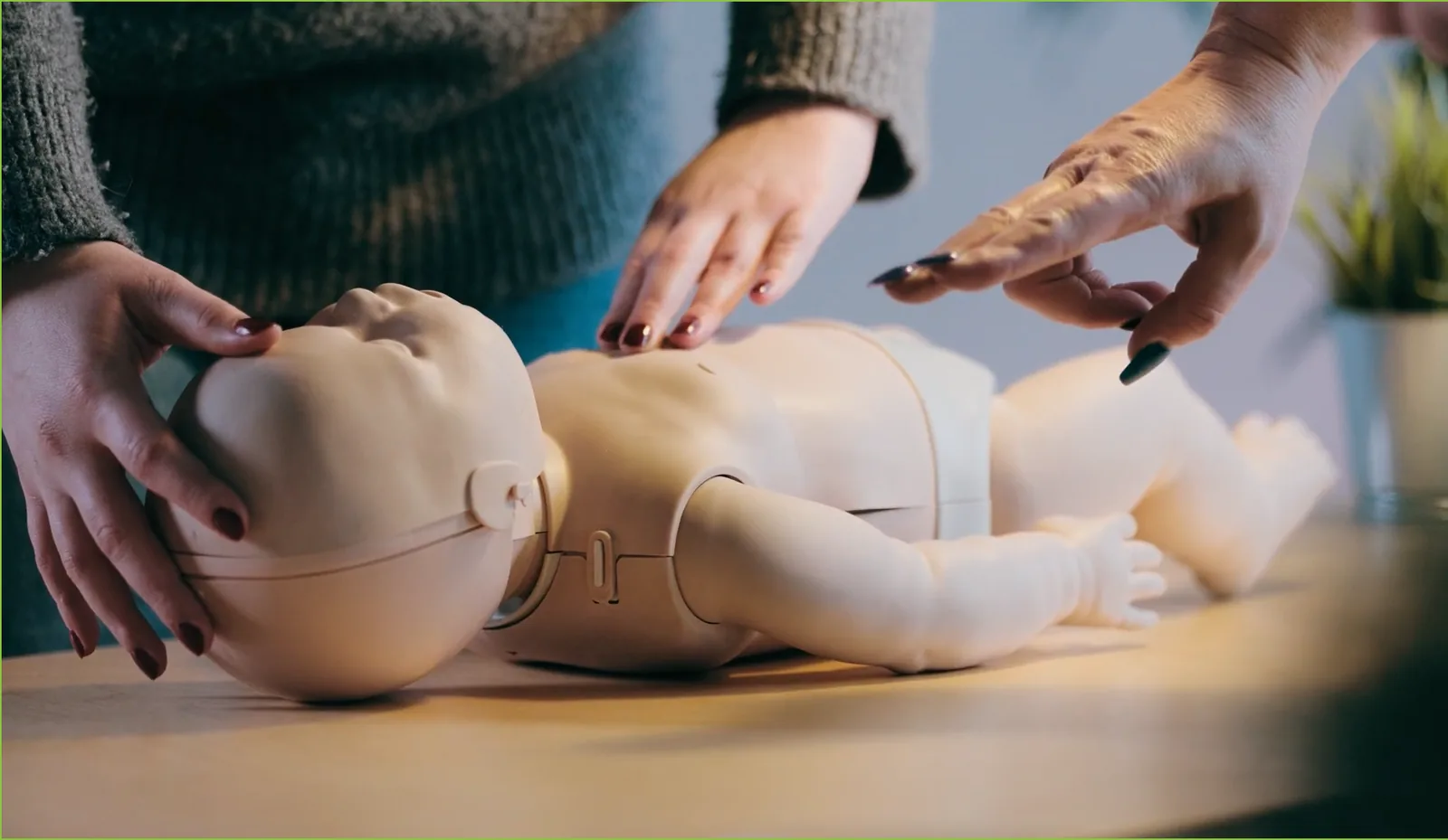 Paediatric First Aid Demo on Doll